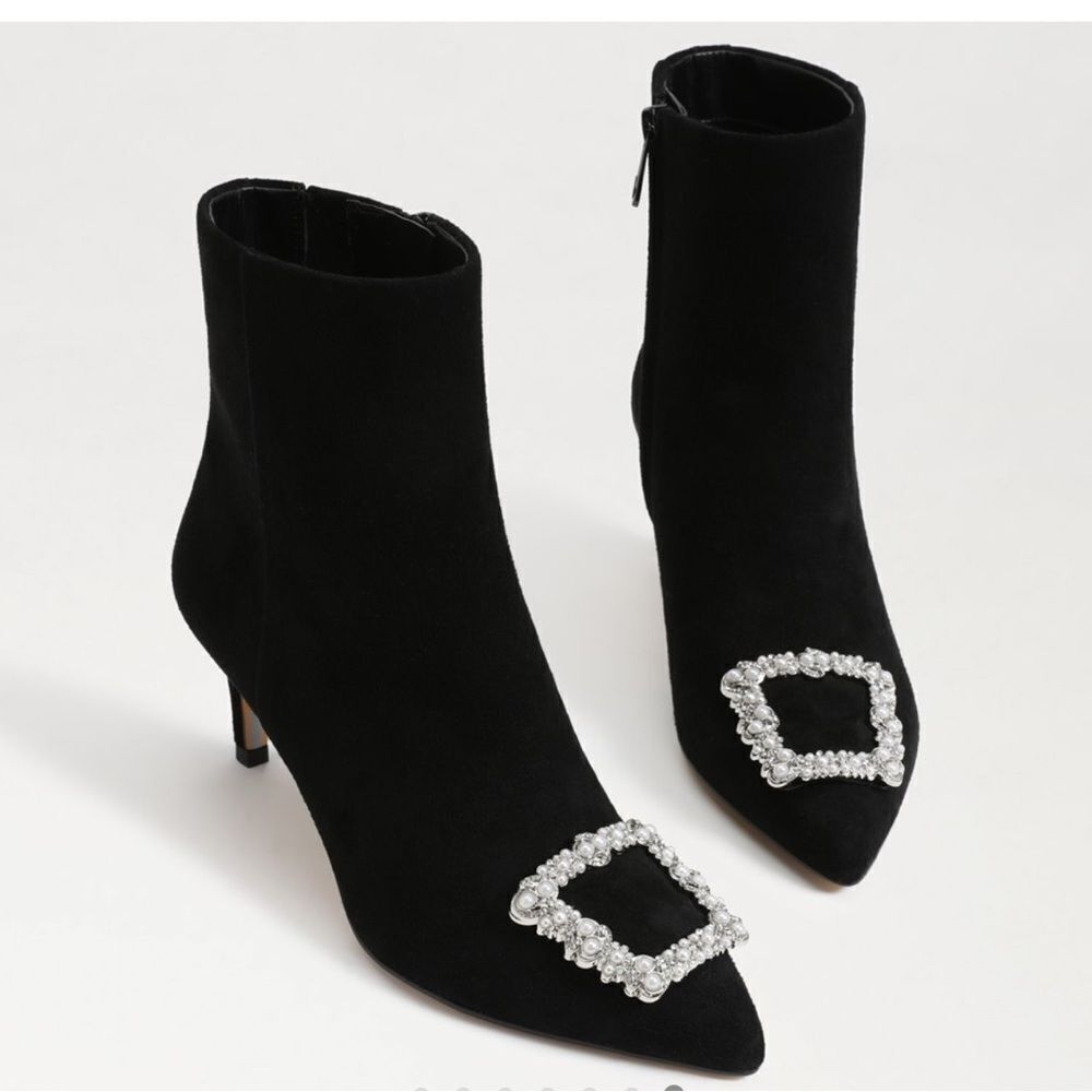 Sam Edelman Black Ankle Booties
